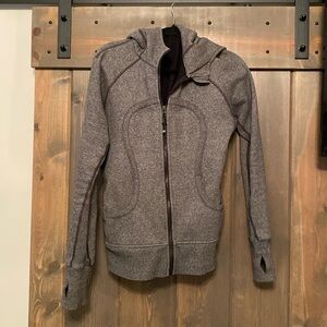 lululemon athletica Charcoal Full-Zip Hoodie